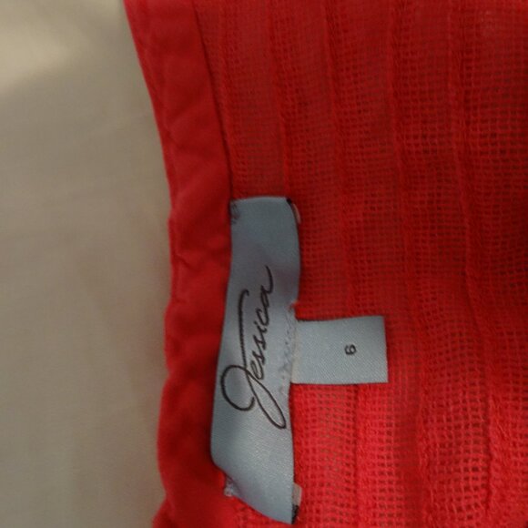 women's Jessica size 6 hot pink button up top - Picture 8 of 8